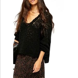 Free People Sunday Shore Cotton Blend Sweater